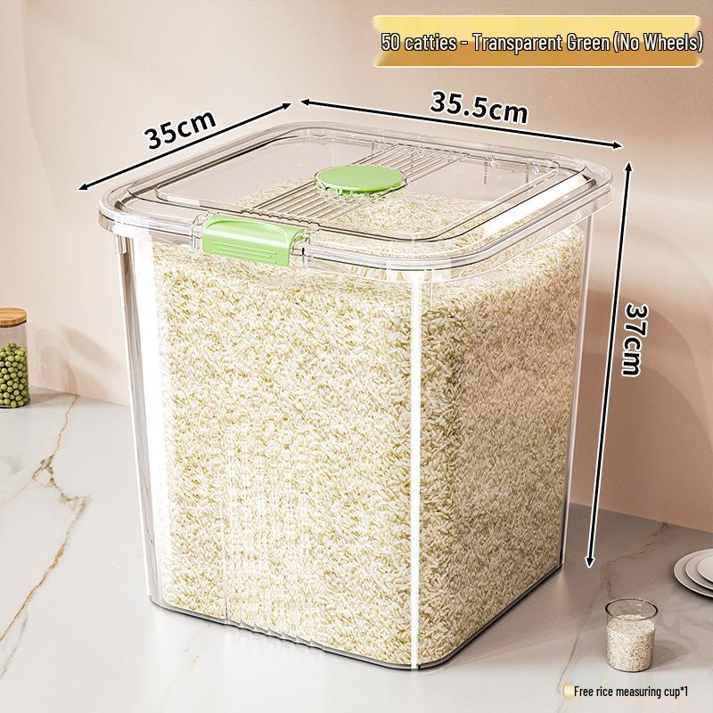 Pest-Proof Moisture-Proof Rice Flour Storage Jar | Food-Grade Large Capacity Container