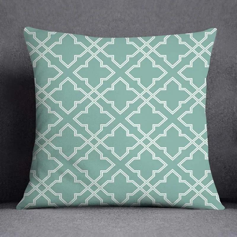 Home living room decoration cushion covers short plush throw pillow cover45*45Geometric Color Pillowcase 40x40cm 50x50 45x45