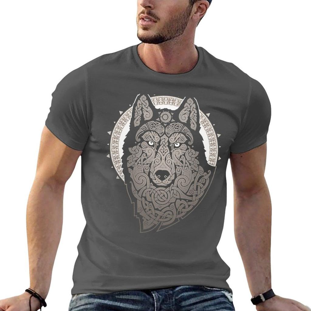 Camiseta Northern Wolf Para Homem Camisetas De Anime Camiseta Oversized De Anime