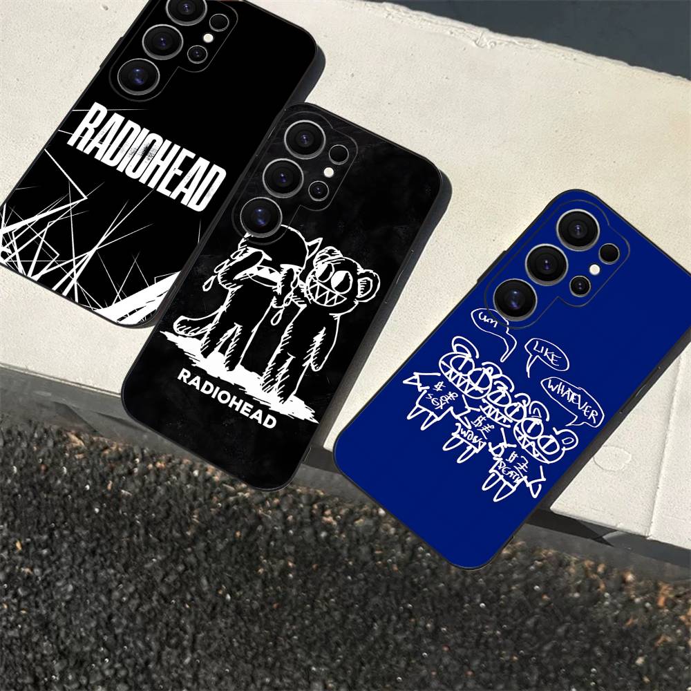 R-Radiohead Rock Band Phone Case For Samsung S 24 Fe 25 Ultra Plus 20 Lite 21 30 22 23 24 22 Ultra 5G Fundas
