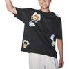 adidas T Shirts Unisex Black Crew Neck Moderate Straight Fit JE0950