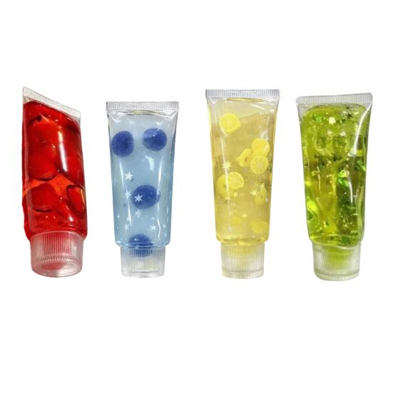 Stress Relief Toothpaste Tube Toy, Slow Rising Clear Tube Squeeze Toy, Anxiety Reduction Hand Exercise Relaxation Toy for Home Office Classroom