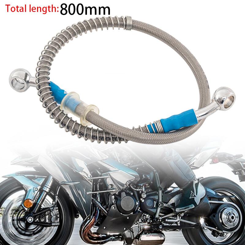 15.4-45 in Motorcycle Racing Hydraulic Brake Hose 10mm Braided Oil Hoses Line M