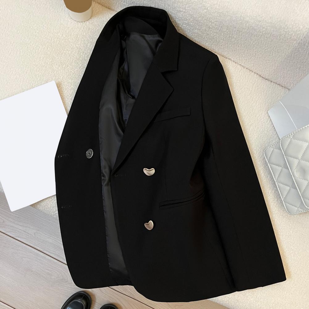 Women's Everyday Suit Workplace Lady Blazer Jacket Trendy Relaxed Fit Fit Female Coat Spring Autumn Clothes for Work Plus Leis Practical Use