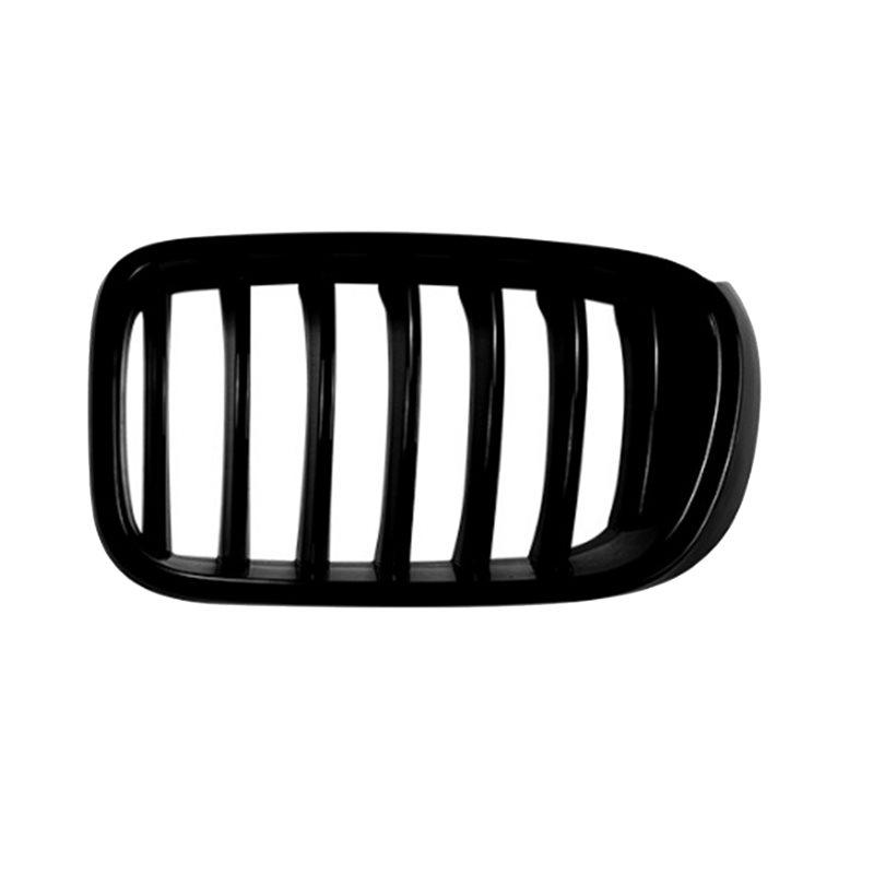 Durable-Car Front Kidney Grill Air Intake Grille Front Hood Grill Single Line Grille For BMW X3 F25 X4 F26 LCI 2014-2017