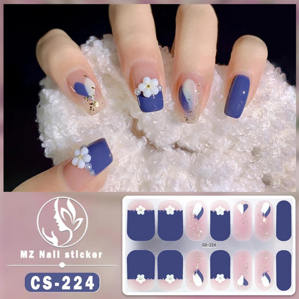 

2025 Новий водостійкий гель-лак плівка повна наклейка японський та корейський стиль весна та літо нейл-арт плівка папір для нігтів плівка папір патч