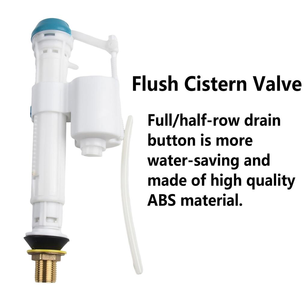 Side Entry Toilet Inlet Valve Cistern Fittings 1/2in  Adjustable Float Filling Valves Bathroom Fixture Replacement Parts