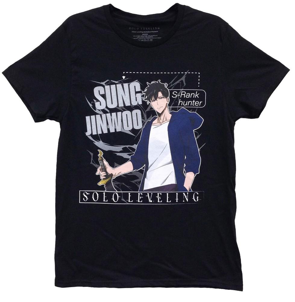 

Solo Leveling - Sung Jinwoo Attack Style Black Adult T-Shirt XL