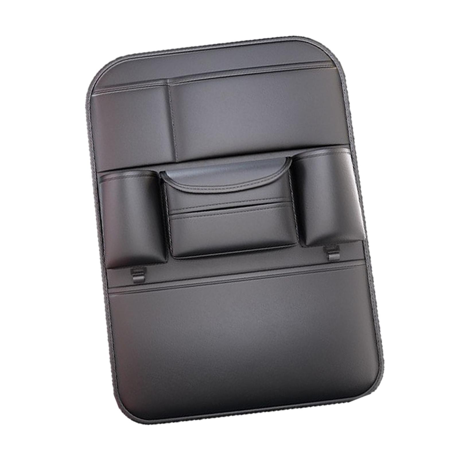 

Automotive Back Pocket Multifunctional Leather Backseat Pocket Car Seat Back Organizer Multiple Compartment Storage Bag 1