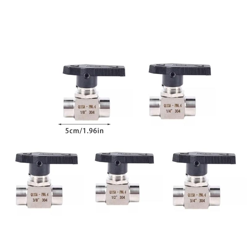 Durability High Temperatures Resistant Stainless Steel Three Way Valves Compacts Design Easy Assembly