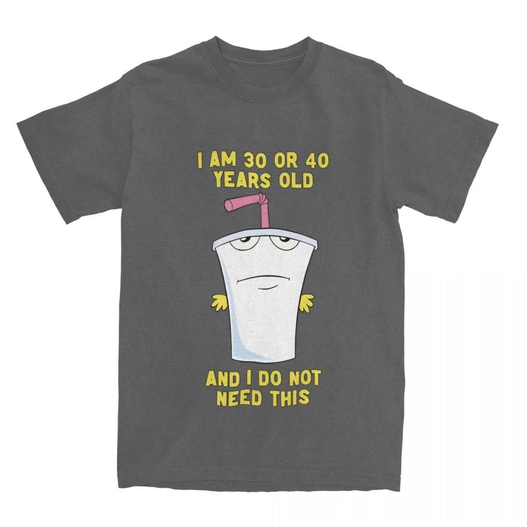 30 LUB 40 Aqua Teen Hunger Force Męska Damska Koszulka Zabawna Koszulka Krótki Rękaw Okrągły Dekolt Bawełniana Letnia Oddychająca Koszulka