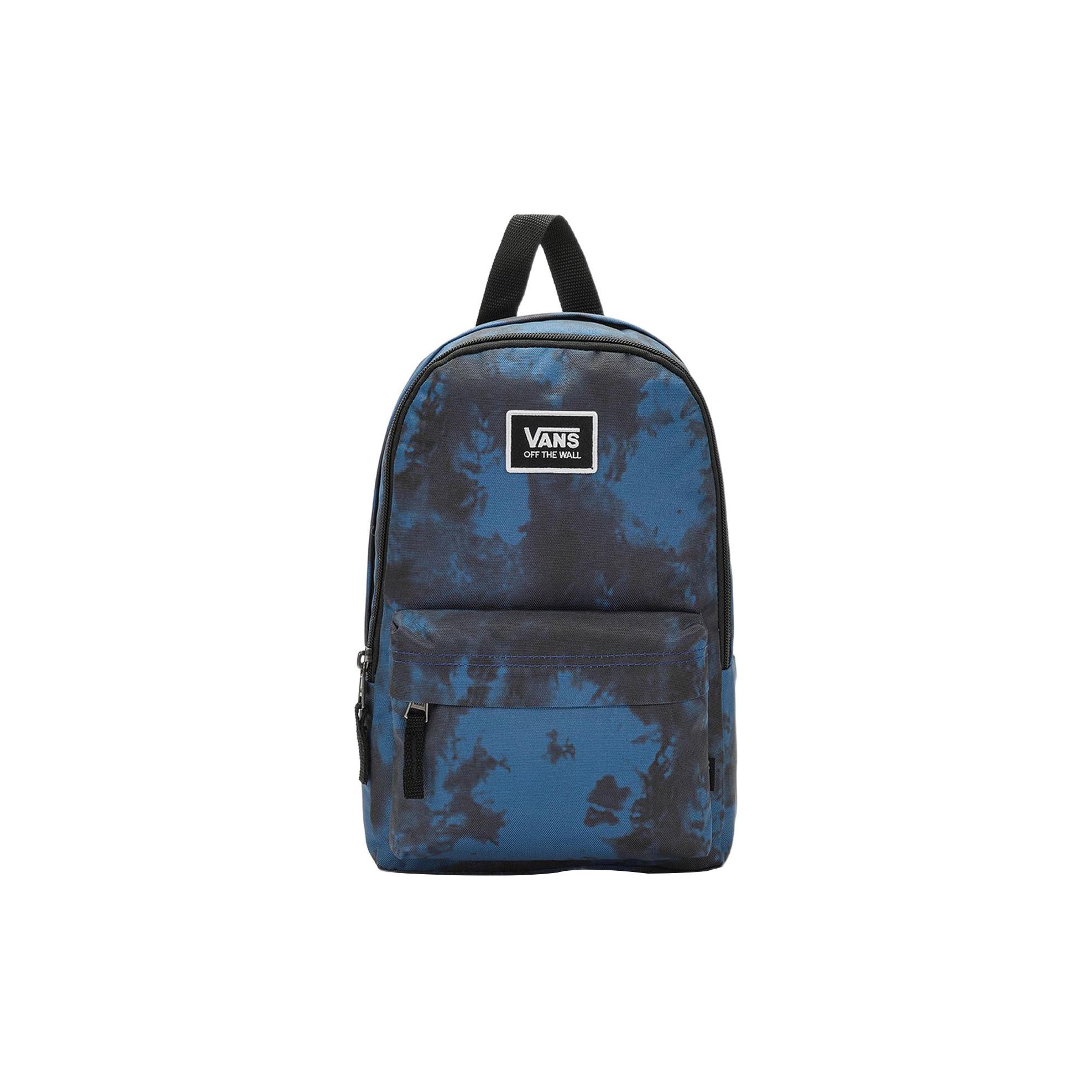 Vans Trendy Fashion Gradient Effect Pattern Zipper Closure Backpack Unisex Backpack Tie-Dye VN0A4DROP8X Tie-Dye Color