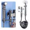 Handheld Toilettensprüher mit Dual-Modus Bidetarmatur Duschkopf Hochdruck Doppelanschluss Toilettenarmaturen Toilettenzubehör