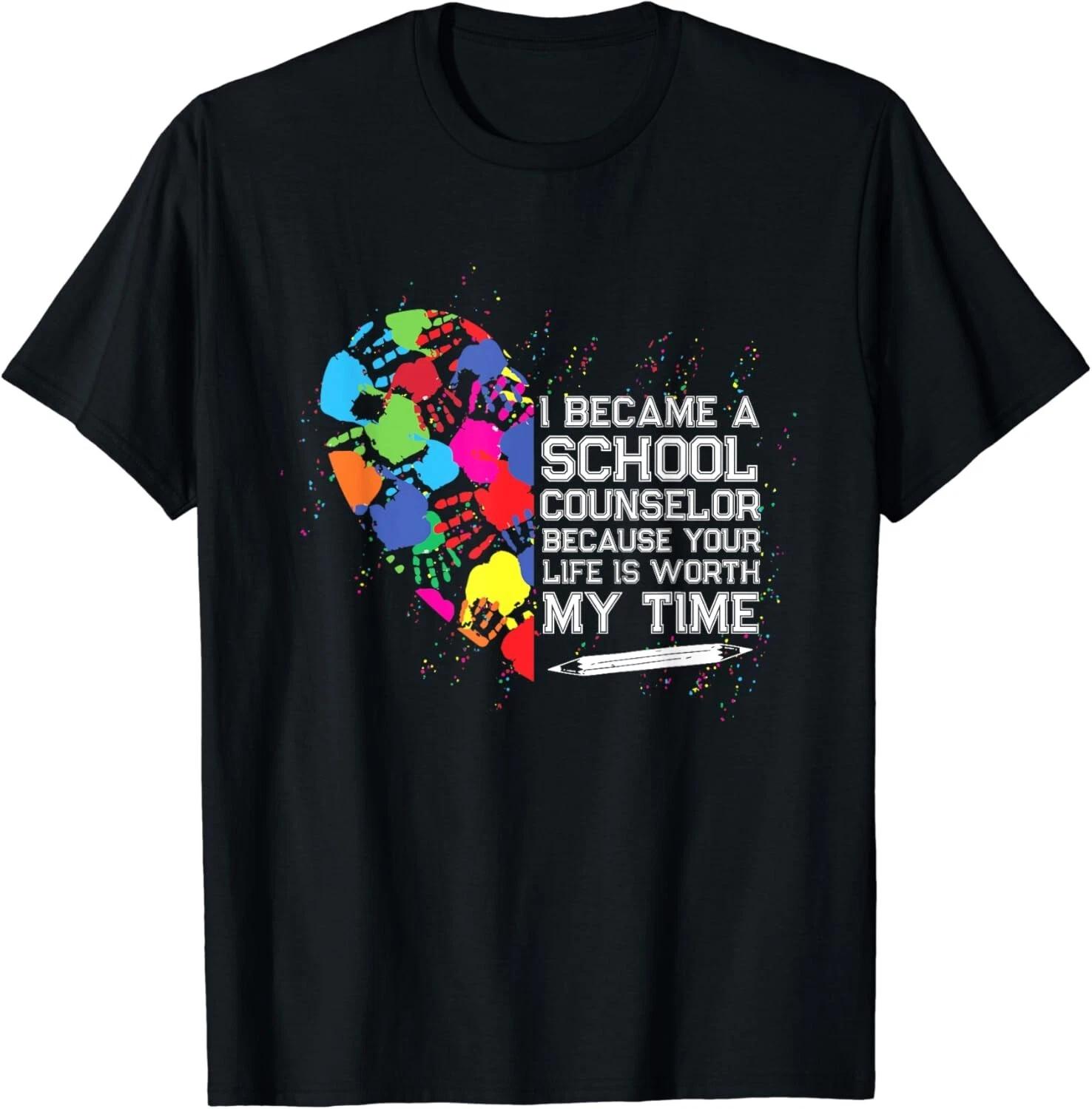 School Counselor Worth My Life Back to School Counselor Gift Unisex T-Shirt XL