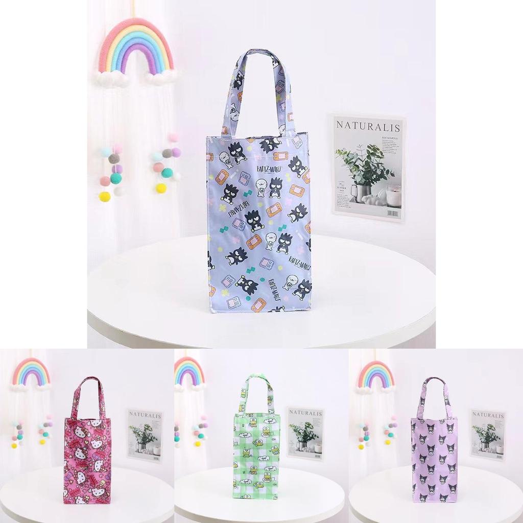 Cartoon Waterproof Insulated Tote Bag With Multipurpose Storage For Kids And Travel