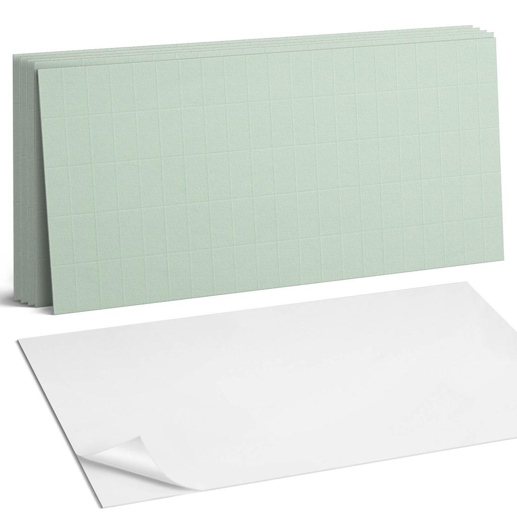 Set of Vinyl Tiles with Print Ready for Installation Rectangular Tiles In a Grid 6X60X30 Cm