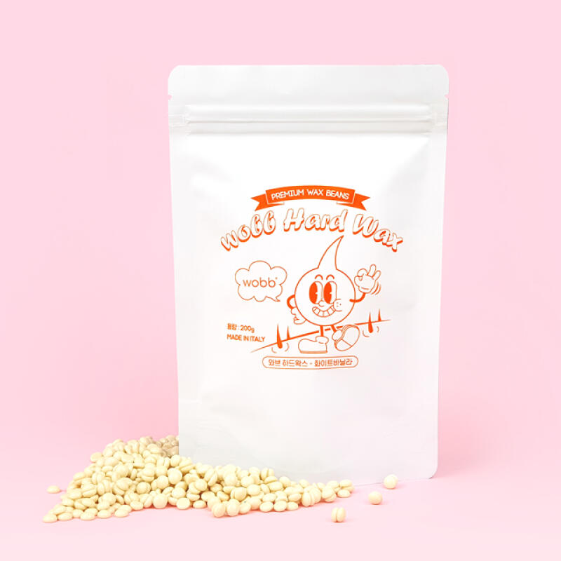 WOBB White Vanilla 200g Hard Self Waxing Hair Removal Wax Blue azulene 200g