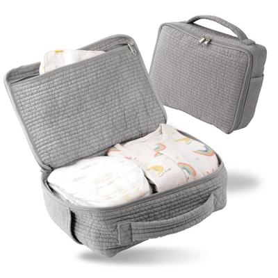Holds Both Diapers and atRise Diaper Large Nubi Baby Labor Hospital Baby Shower Stroller Zippered Diaper Cute Baby Pouch Interior Clothes. Pouch,