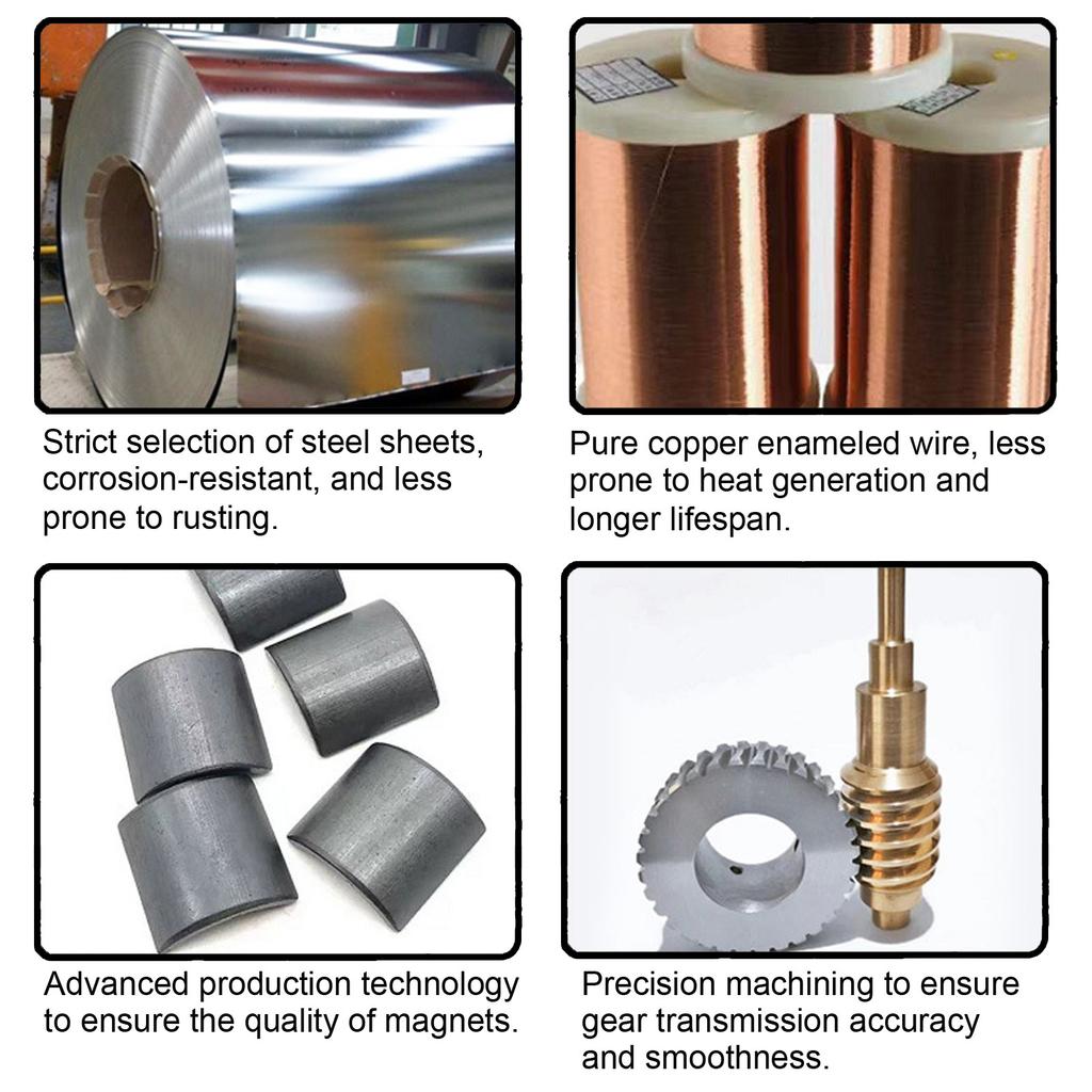 R390 12 Teeth DC Motor 6V 12V 12000-20000RPM High Speed Electric Motor for Remote Control Car, Kids Ride On Car SUV Parts