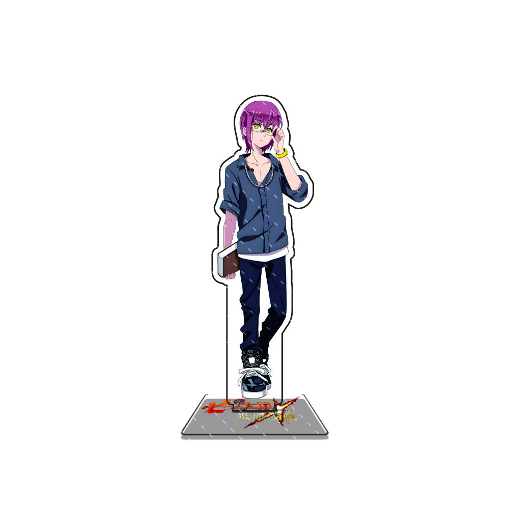 Anime Die Sieben Todsünden 15cm Acryl-Ständer Modellfigur Cosplay Plattenhalter Topper Fans Weihnachts-Schreibtisch-Dekoration Geschenk