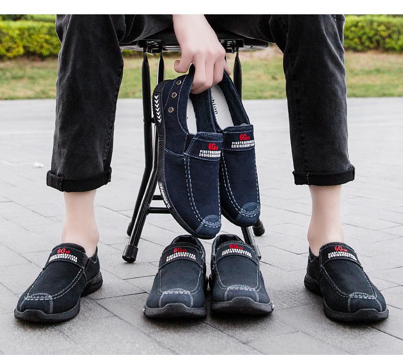 Breathable Summer Canvas Shoes for Men - Soft Sole, Old Beijing Style, Ideal for Middle-Aged and Elderly