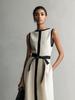 Elegant Women's White Sleeveless Long Dress - 2026 Style