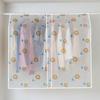 Clear Reusable Wardrobe Clothes Protectors Dustproof Hanging Organizers Clothing Rack Covers For Long Coat Garment Bag