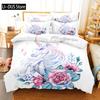 Girls And Unicorns Bedding Set Duvet Cover Set 3d Bedding Digital Printing Queen Size Bedding Set Fashion Design