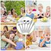 9Pcs Kids Silverware Set Stainless Steel Kids Fork Spoon and Cutter Set Ergonomic Toddler Utensils Funny Dinosaur Kids Flatware