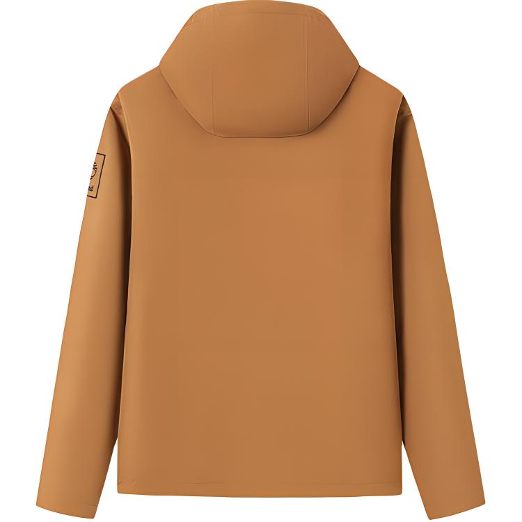 Timberland Outdoor Casual Hooded Long Sleeve Waterproof Windproof Breathable Durable Warm Jacket Men Jacket Dark-Wheat A2PD8-EH2