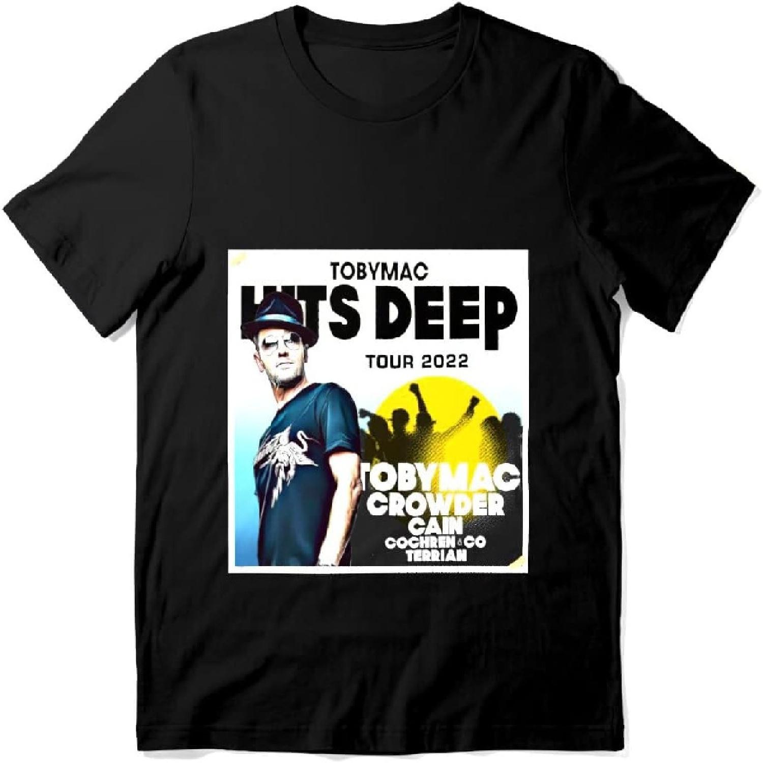 Мужская Женская Футболка Crowder Cain Hits Deep Tour 2022 Футболка для Праздника Дня Отца Дня Матери Разноцветная S