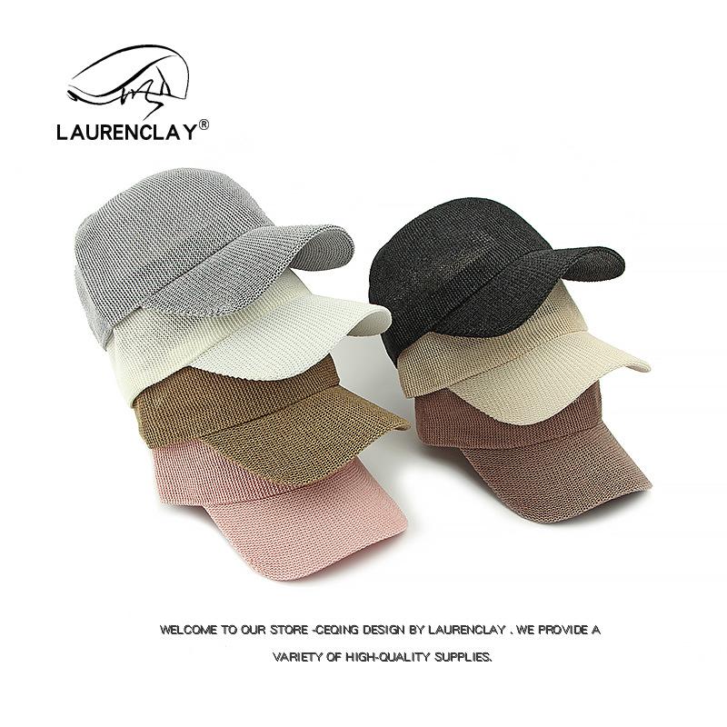 

Hat Women s Summer Breathable Mesh Baseball Cap Simple Sunscreen Sun Hat Knitted Hollow Light Board Cap Adjustable чорний
