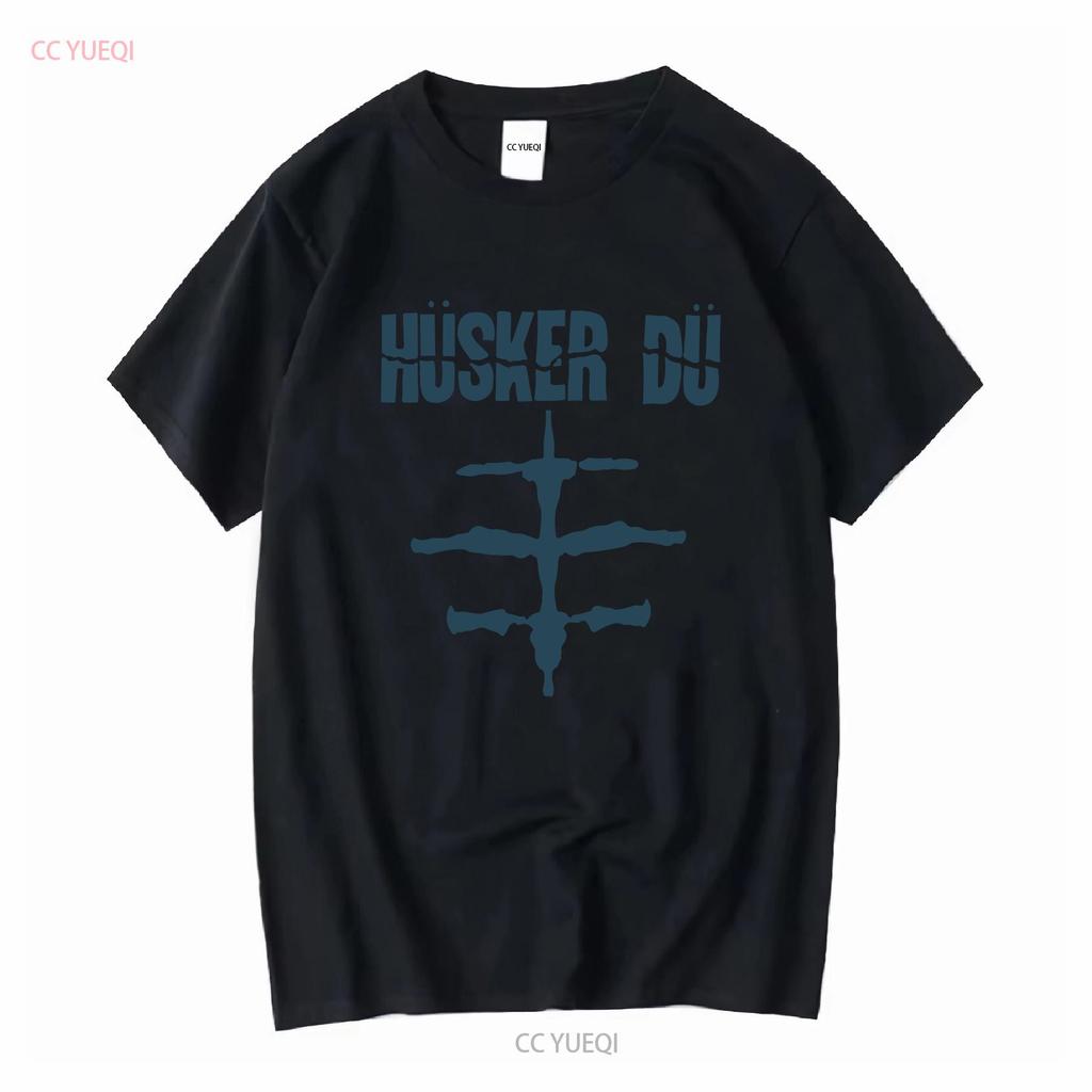 Husker Du Inkblot Logo Metal Circus T Shirt Indie Punk Rock 80s Alternative Everything Falls Apart Long or Short Sleeves