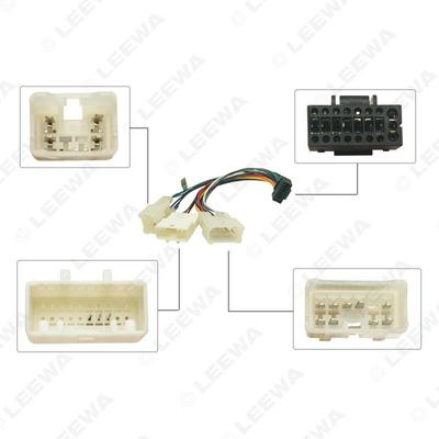 Android Navigation Host 16P Power Connector To Toyota Tail Line Adapter with 3-Head Output for Zhixun Interface