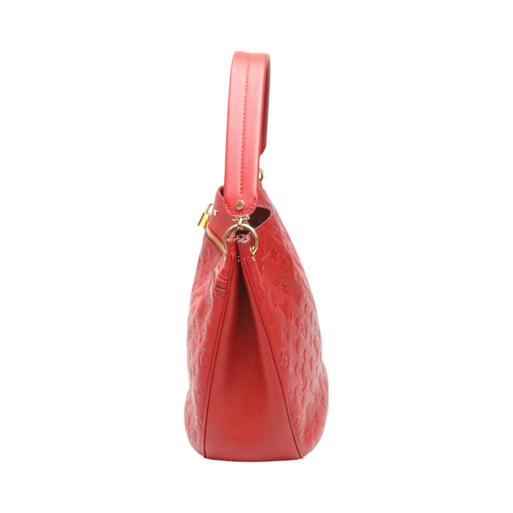 Louis Vuitton Monogram Empreinte Spontini Handbag Monogram Empreinte Red M42820 Used