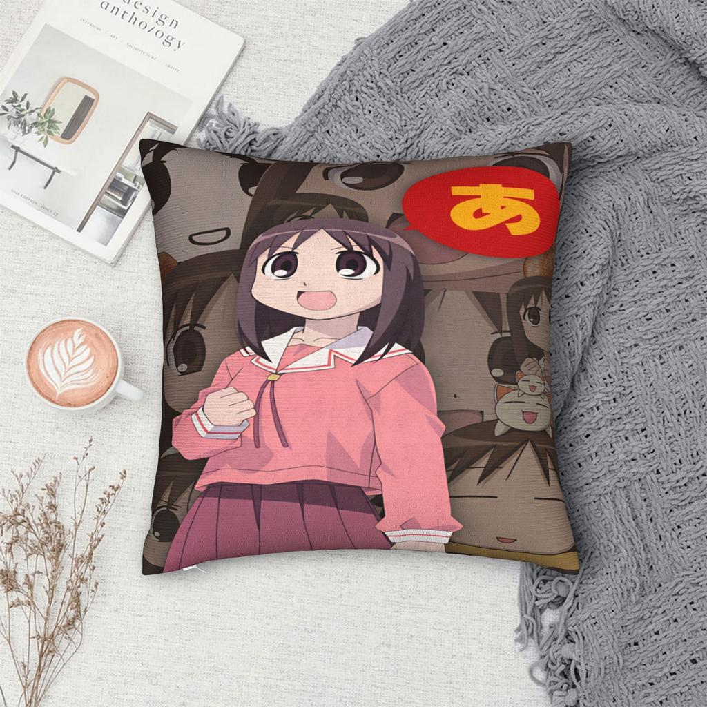 Azumanga Daioh Anime Pillow Case Print Pillow Cover For Office Car Home Decor Fashion Pillowcases