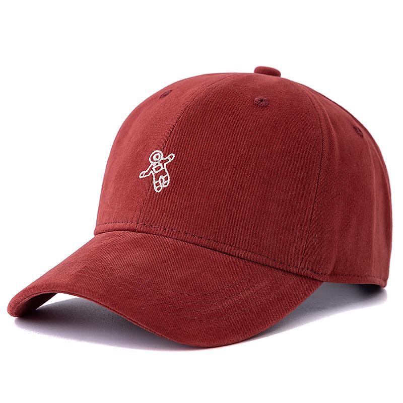 

Unisex Cotton Dad Hat Astronaut Pattern Embroidery Baseball Cap Outdoor Casual Shading Sun Hat For WoUnisex And Unisex 56cm-60cm