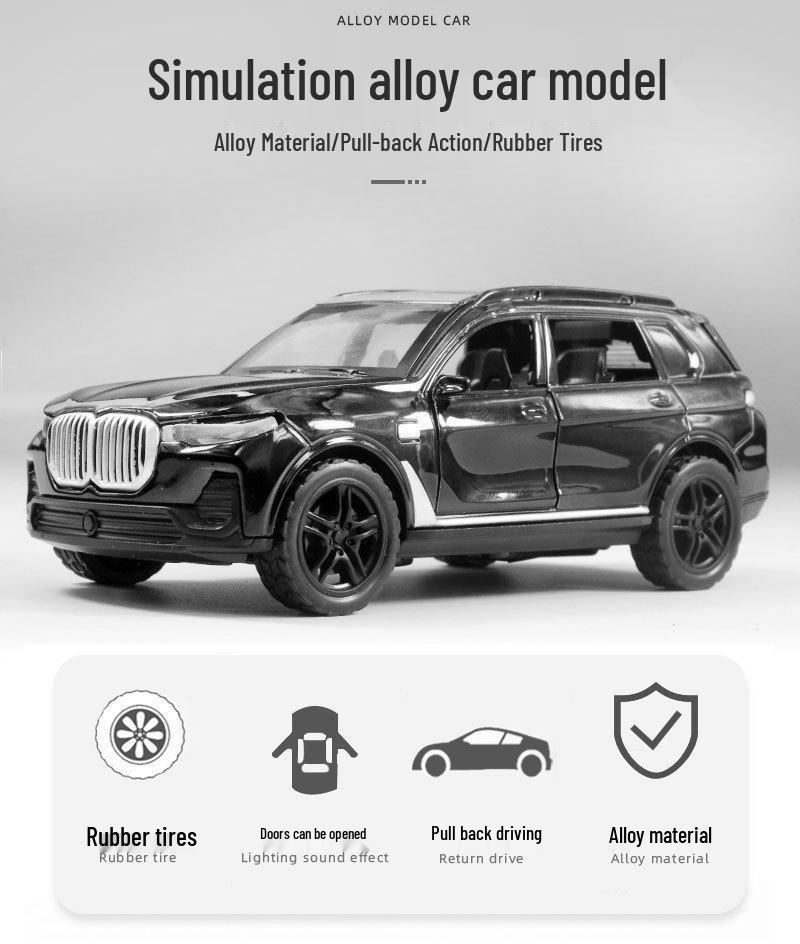 12cm Alloy Off-Road Car Model Toy with Claw Machine Feature - Opens Doors, Ideal Gift for Kids