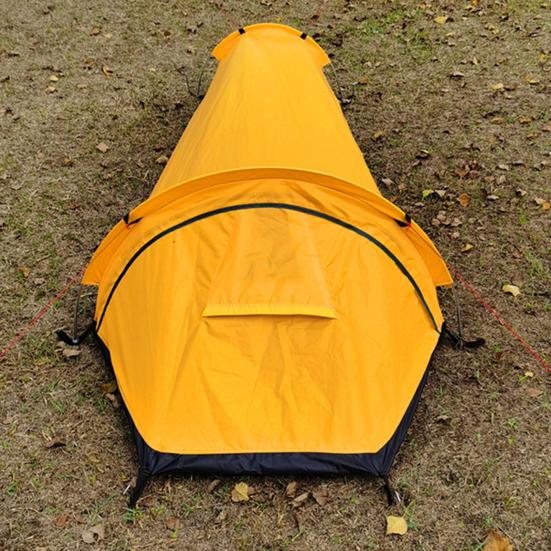 1 Set Waterproof Windproof Backpacking Tent Good Ventilation Rest And Sleep Outdoors Ultralight