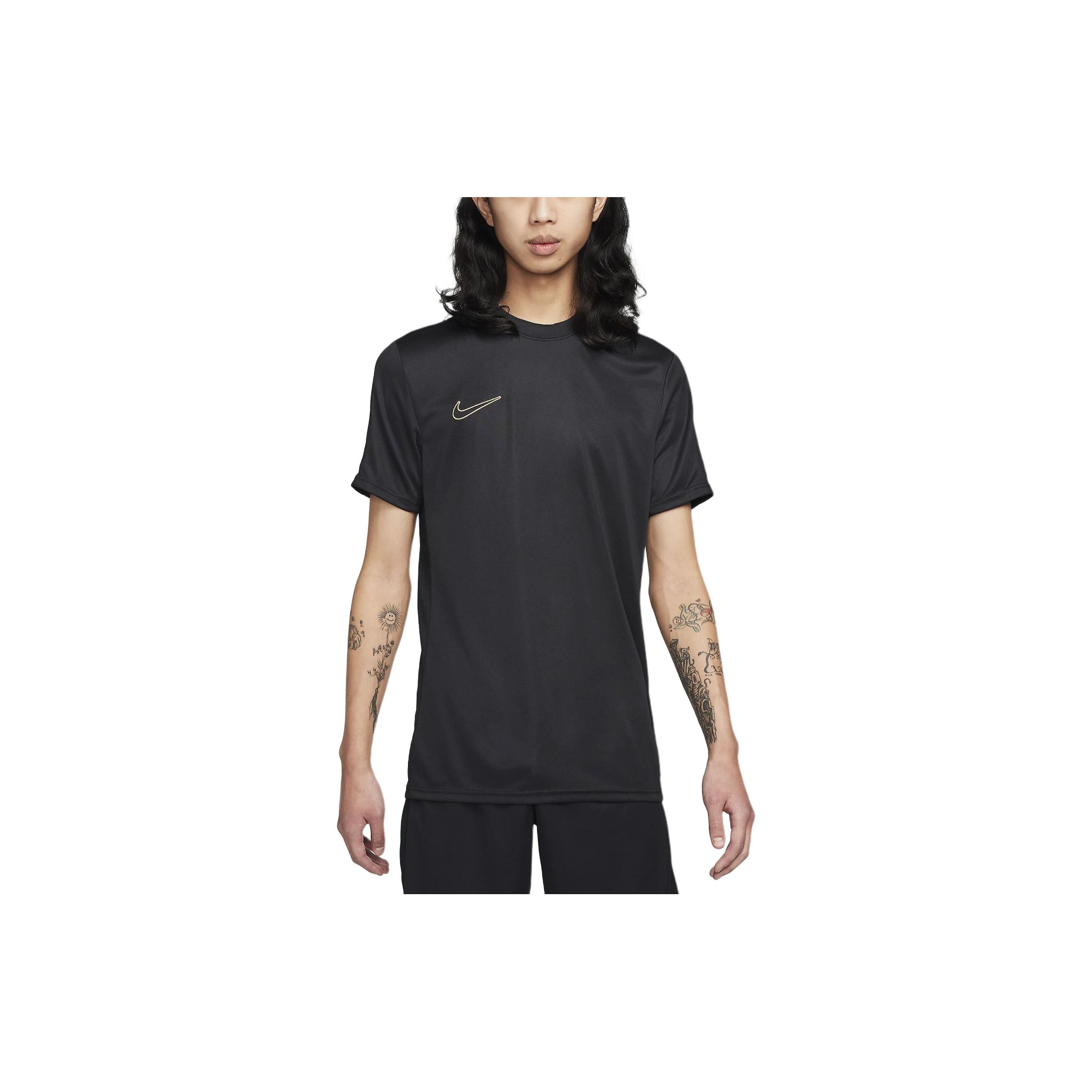 

Nike Dri Fit Solid Color Crew Neck T-Shirt Men Tops Black DV9751-016 M