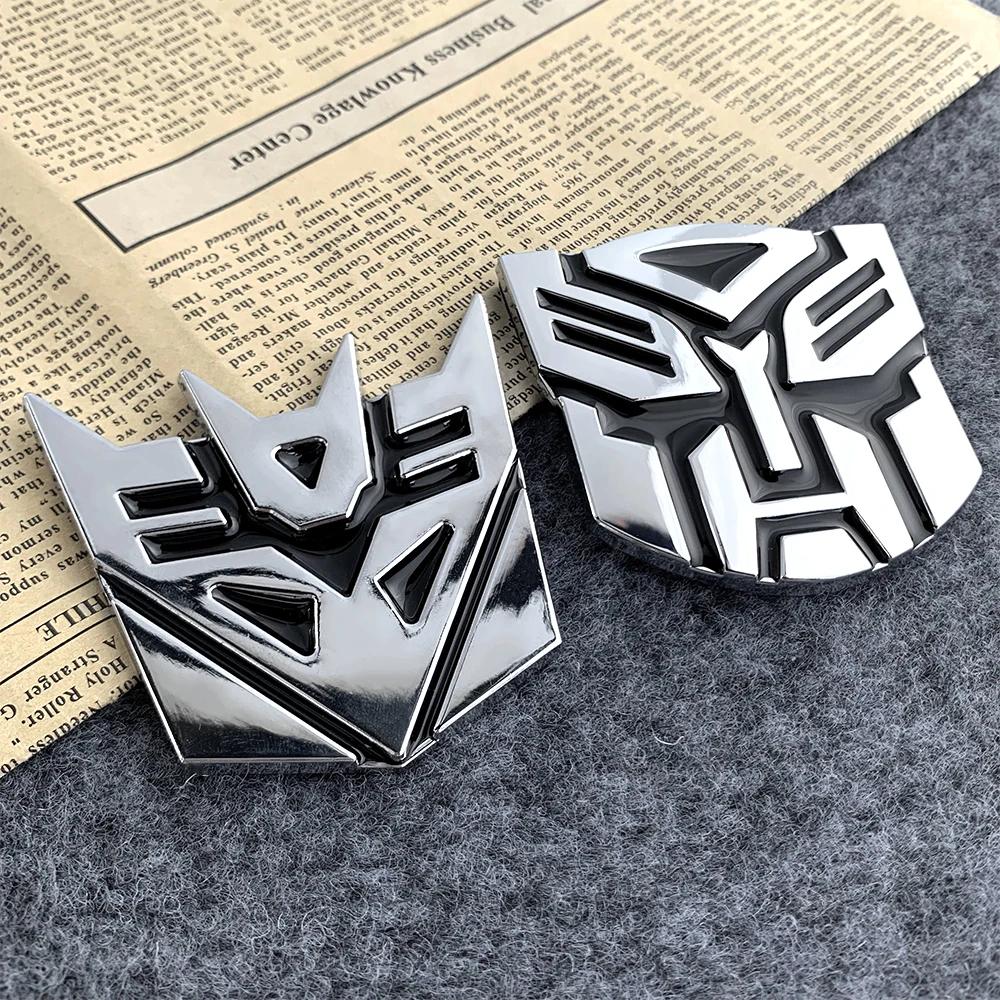 Car Styling 3D Nickel Sticker Autobot Transformers Zinc Alloy Sticker Auto Badge Emblem  for Mobile Phone Laptop Decoration
