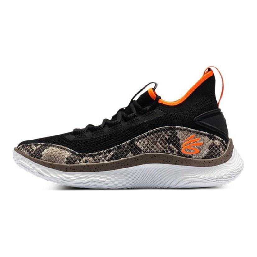 Under Armour Curry 8 Strike & Flow Basketball Shoes Men Sneaker Black Brown 3024429-005(S-BOX)