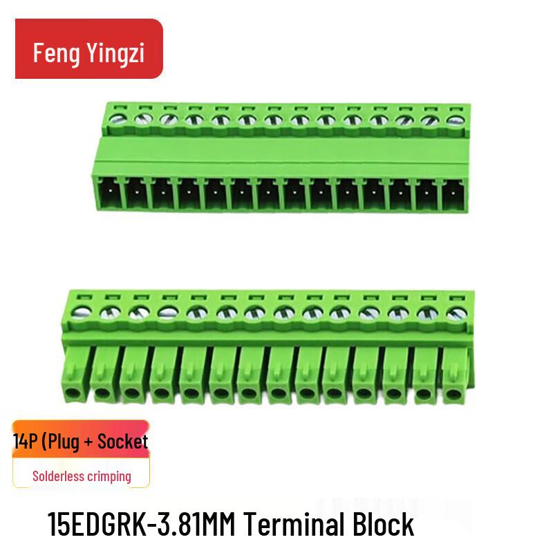 15EDGPRK 3,81mm Steckbare Klemmenblock-Steckverbinder