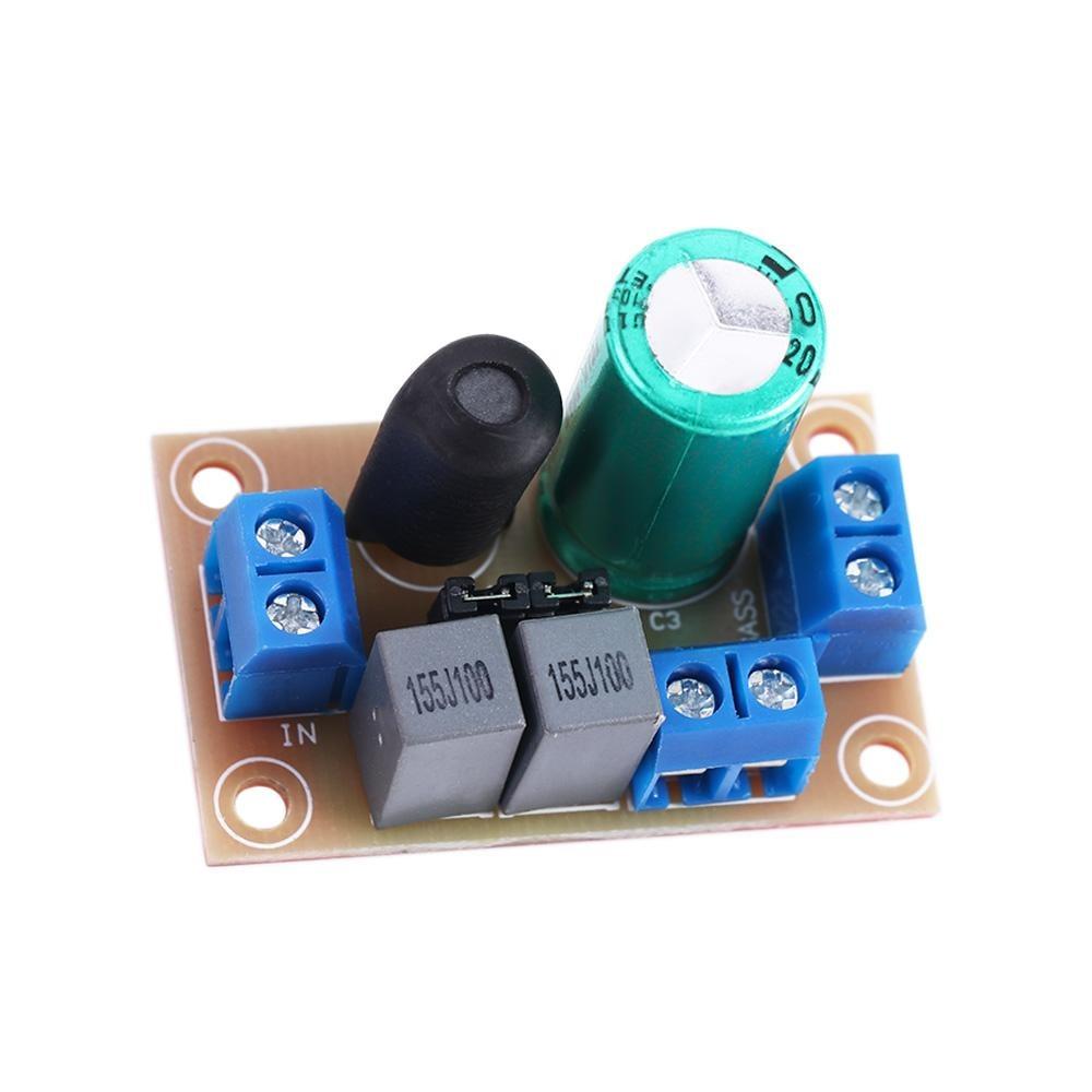 E6K1 Adjustable Treble Bass Easy Install Crossover Filter Speaker 2 Way Audio Frequency Divider