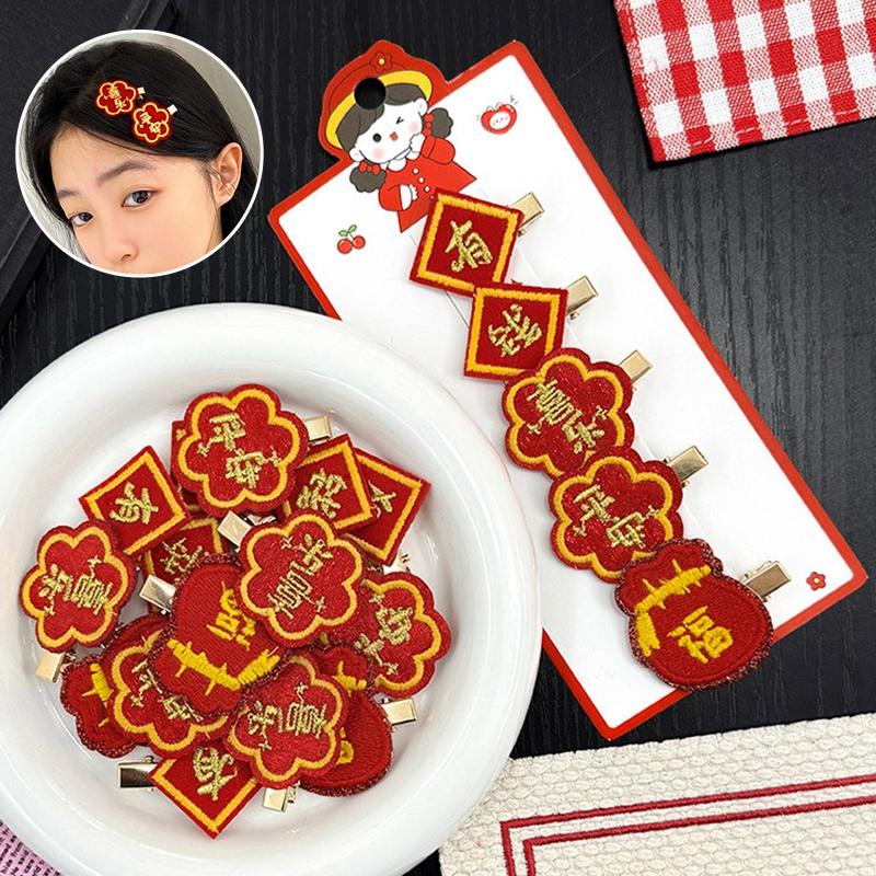 Chinese New Year Hair Clips New Year 2025 Headband Koi Carp Koi Fish Hairpin Kids Chinese Spring Festival Hair Headwear