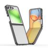 Suitable for Samsung Z FliP6 Bright Phone Case Transparent Galaxy Z FliP5 Anti-drop Case