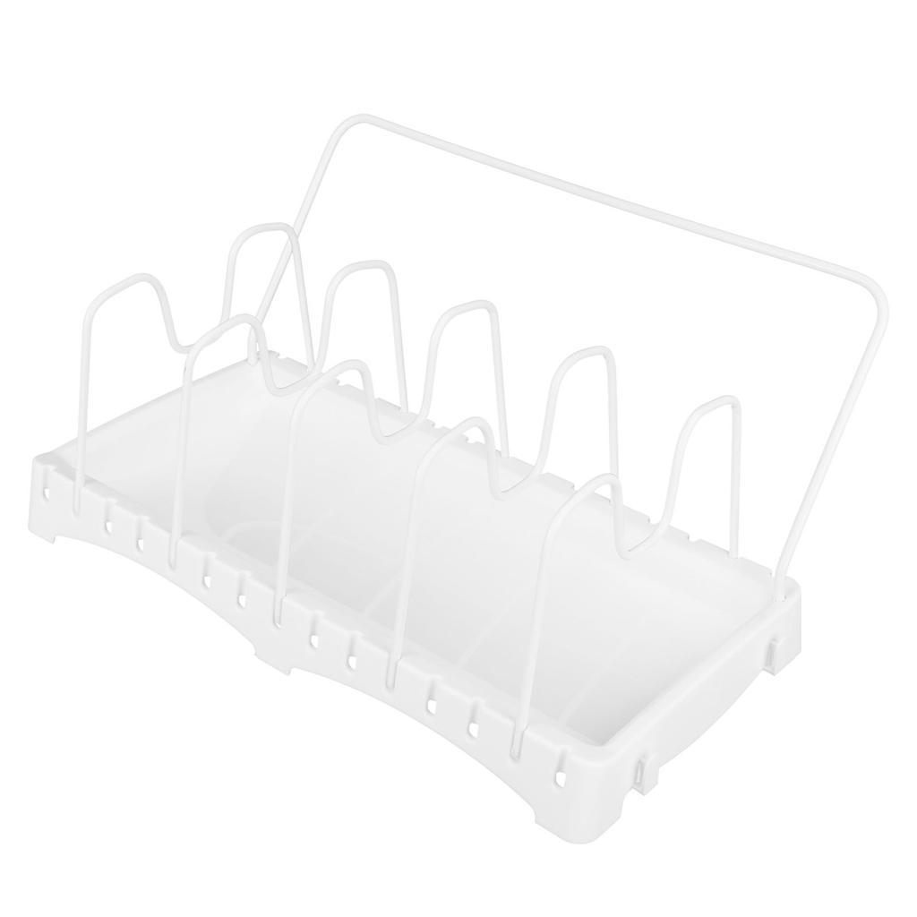 Wielofunkcyjny Stojący Stojak do Przechowywania Desek do Krojenia, Stojak Organizer na Pokrywki do Garnków i Patelni do Użytku Domowego