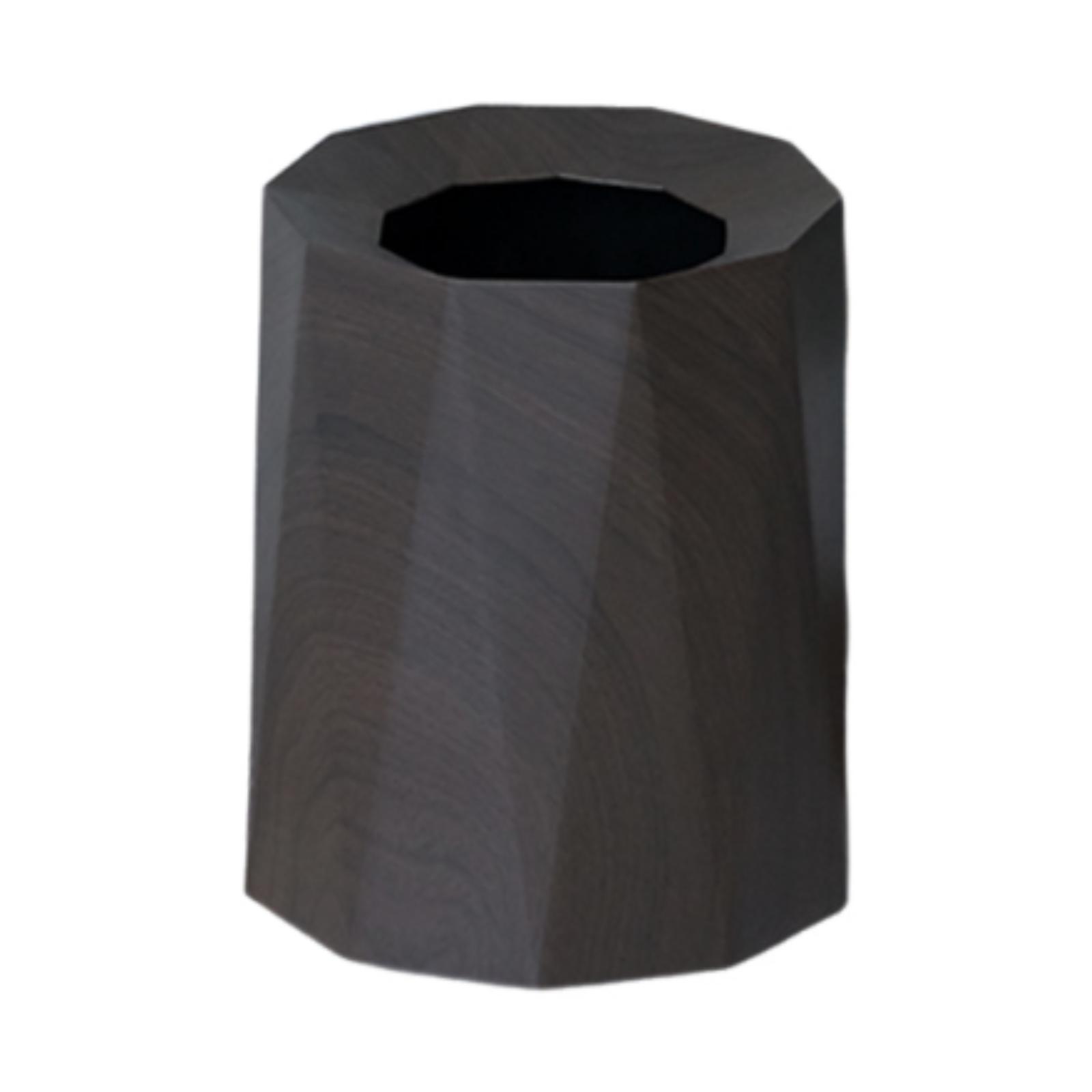 Round Trash Can Trash Bin Modern Decorative Stylish Wastebasket Rubbish Bin for