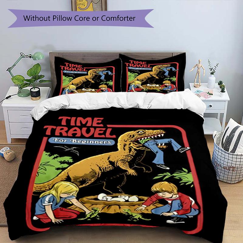 3pcs Steven Rhodes Bedding Set Duvet Cover Closure Includes 1 Duvet Cover & 2 Pillowcases, Soft and Comfortable for All Seasons.