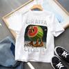 Italian Brainrot T-shirts for Children Anime Cartoon Cute Short Sleeved Shirt Boys Girls Summer Fashion Top Kids Clothes Gifts